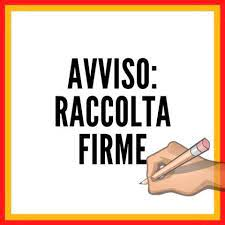 Raccolta firme per indizione di un referendum popolare abrogativo